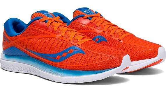 Кроссовки мужские Saucony Kinvara 10 Orange/Blue - Фото 4 большая