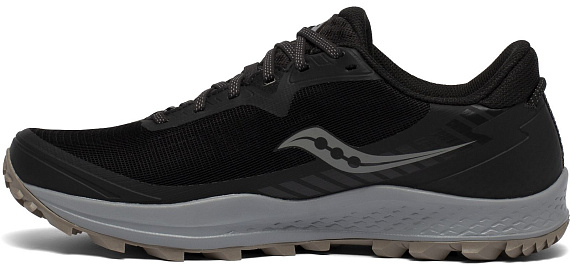Кроссовки мужские Saucony Peregrine 11 Gtx Black/Gravel - Фото 2 большая