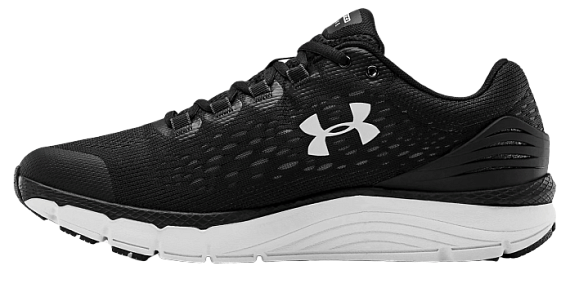 Кроссовки мужские Under Armour Charged Intake 4 Black/White - Фото 5 большая