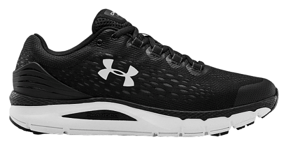 Кроссовки мужские Under Armour Charged Intake 4 Black/White - Фото 1 большая