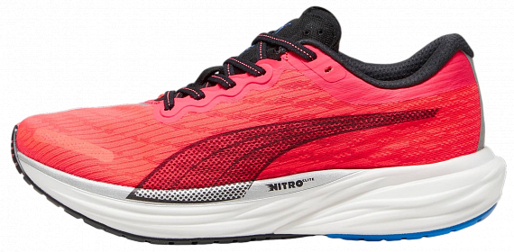 Кроссовки мужские Puma Deviate Nitro 2 Puma Black/Ultra Blue/Fire Orchid - Фото 1 большая