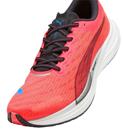 Кроссовки мужские Puma Deviate Nitro 2 Puma Black/Ultra Blue/Fire Orchid - Фото 3 большая