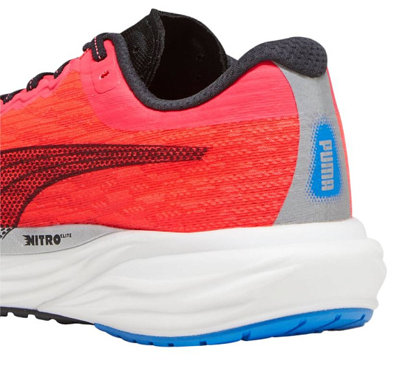Кроссовки мужские Puma Deviate Nitro 2 Puma Black/Ultra Blue/Fire Orchid - Фото 6 большая