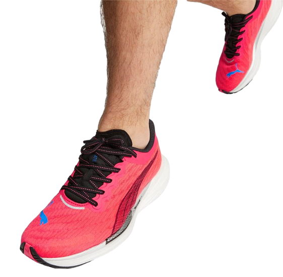 Кроссовки мужские Puma Deviate Nitro 2 Puma Black/Ultra Blue/Fire Orchid - Фото 7 большая