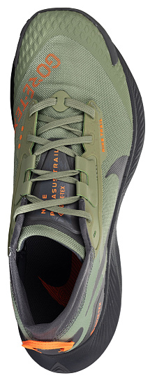 Кроссовки мужские Nike Pegasus Trail 3 GTX Oil Green/Iron Grey/Total Orange - Фото 2 большая