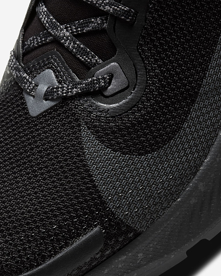 Кроссовки мужские Nike Pegasus Trail 2 GTX Black/Metallic Dark Grey/Iron Grey - Фото 3 большая