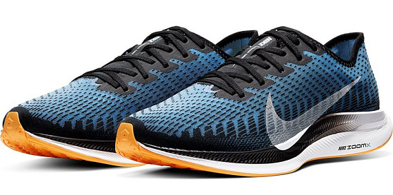 Кроссовки мужские Nike Zoom Pegasus Turbo 2 Blue/Black - Фото 7 большая