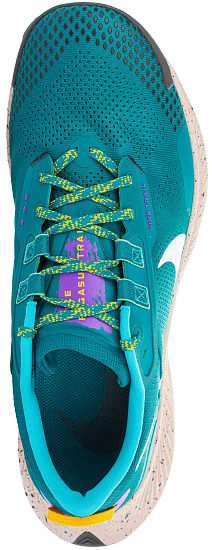 Кроссовки мужские Nike Pegasus Trail 3 Mystic Teal/University Gold/Wild Berry/Dark Smoke Grey - Фото 2 большая