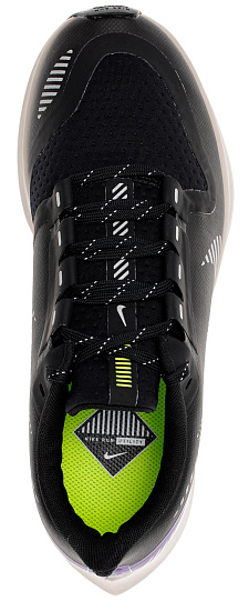 Кроссовки мужские Nike Air Zoom Pegasus 36 Shield Black/Silver/Desert Sand/Voltage Purple - Фото 4 большая