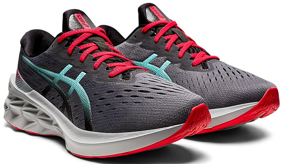 Кроссовки мужские ASICS Novablast 2 Metropolis/Clear Blue - Фото 2 большая