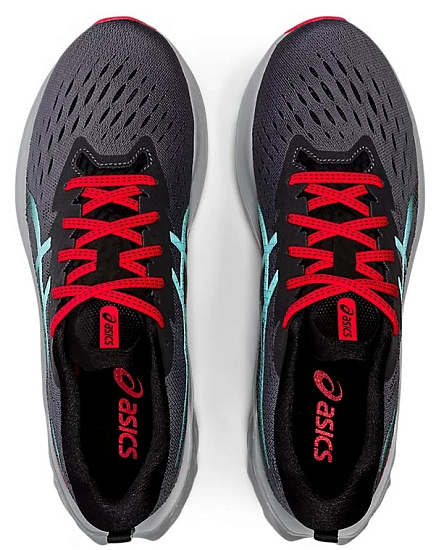 Кроссовки мужские ASICS Novablast 2 Metropolis/Clear Blue - Фото 6 большая