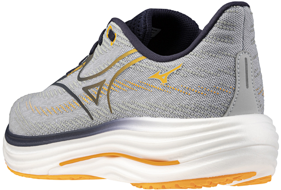 Кроссовки мужские Mizuno Wave Rider 29 Harbor Mist/Baritone Blue/Tang - Фото 4 большая