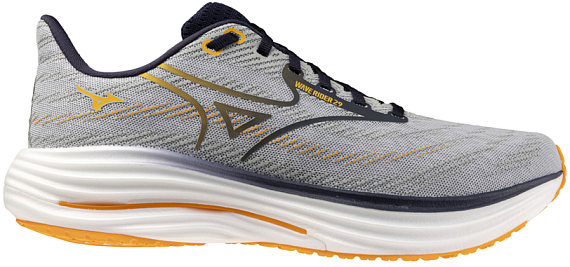Кроссовки мужские Mizuno Wave Rider 29 Harbor Mist/Baritone Blue/Tang - Фото 1 большая
