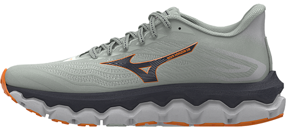 Кроссовки мужские Mizuno Wave Horizon 8 Mercury/Baritone Blue/Tangelo - Фото 4 большая
