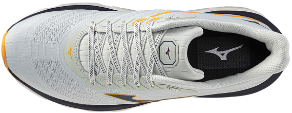 Кроссовки мужские Mizuno Wave Horizon 8 Mercury/Baritone Blue/Tangelo - Фото 5 большая