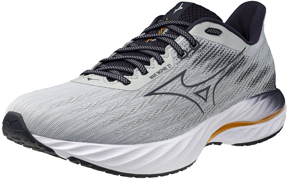 Кроссовки мужские Mizuno Wave Inspire 21 Pearl Blue/Baritone Blue/Tange - Фото 7 большая
