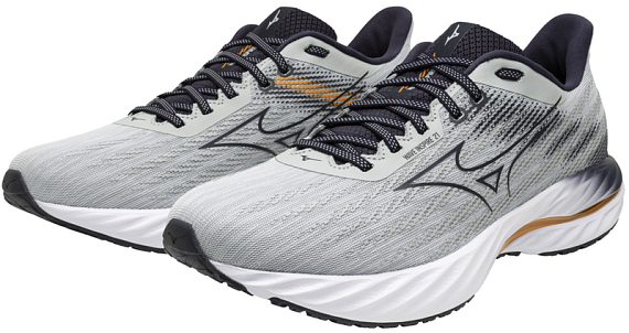 Кроссовки мужские Mizuno Wave Inspire 21 Pearl Blue/Baritone Blue/Tange - Фото 9 большая