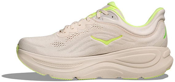 Кроссовки мужские Hoka Bondi 9 Grout Neon Yuzu - Фото 4 большая