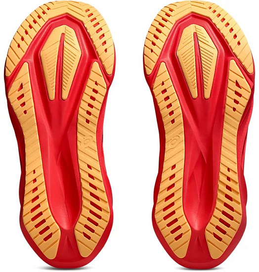 Кроссовки мужские ASICS Novablast 5 Flash Red/Edo Purple - Фото 6 большая