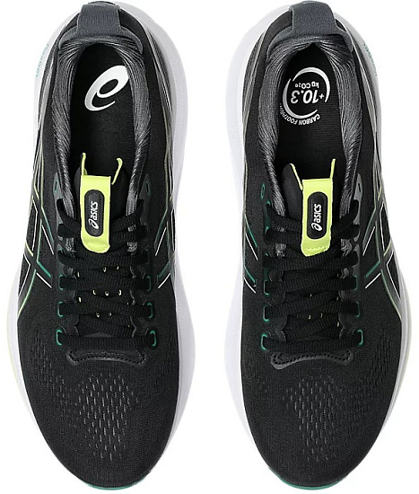 Кроссовки мужские ASICS Gel-Kayano 32 Black/Jasper Green - Фото 4 большая