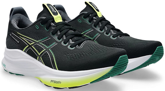 Кроссовки мужские ASICS Gel-Kayano 32 Black/Jasper Green - Фото 8 большая