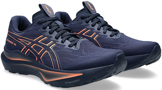Кроссовки мужские ASICS Gt-2000 14 Midnight/Vivid Coral - Фото 8 большая