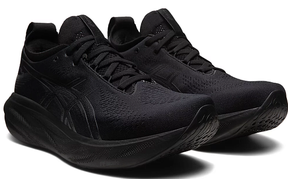 Кроссовки мужские ASICS Gel-Nimbus 25 Black/Black - Фото 2 большая