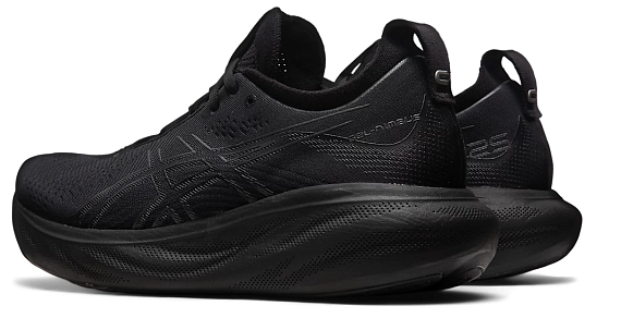 Кроссовки мужские ASICS Gel-Nimbus 25 Black/Black - Фото 3 большая