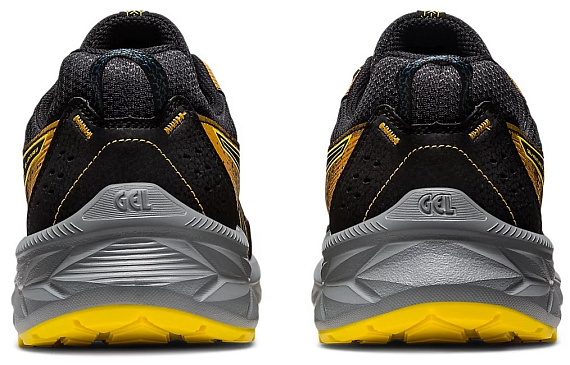 Кроссовки мужские ASICS Gel-Venture 9 Black/Golden Yellow - Фото 4 большая