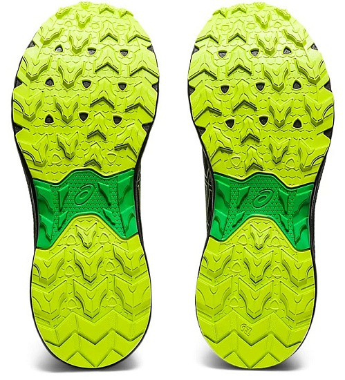 Кроссовки мужские ASICS Gel-Venture 9 Black/Lime Zest - Фото 6 большая