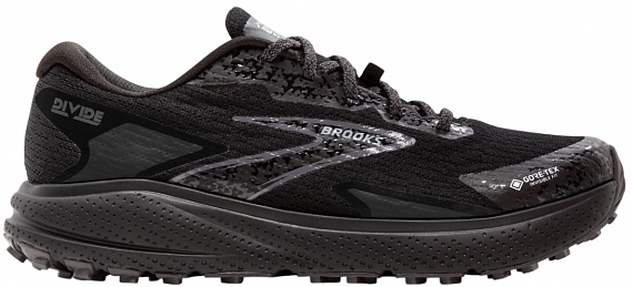 Кроссовки мужские Brooks Divide 5 Gtx Black/Alloy/Primer Grey - Фото 1 большая