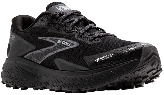 Кроссовки мужские Brooks Divide 5 Gtx Black/Alloy/Primer Grey - Фото 3 большая