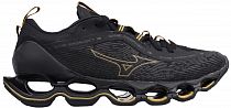 Кроссовки Mizuno Wave Prophecy 13 Black/Gold/Metallic Gray