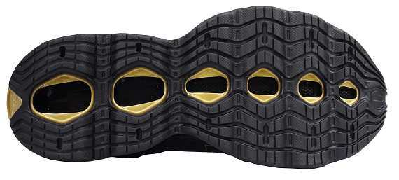 Кроссовки Mizuno Wave Prophecy 13 Black/Gold/Metallic Gray - Фото 4 большая