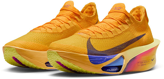 Кроссовки мужские Nike Air Zoom Alphafly Next% 3 Laser Orange/Indigo Burst-Citron Pulse - Фото 4 большая
