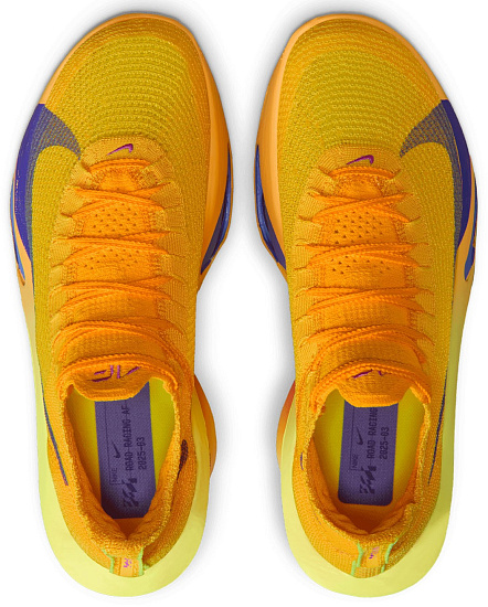 Кроссовки мужские Nike Air Zoom Alphafly Next% 3 Laser Orange/Indigo Burst-Citron Pulse - Фото 5 большая