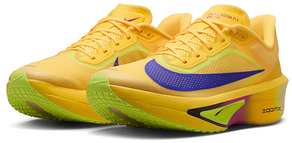 Кроссовки мужские Nike Zoom Fly 6 Citron Pulse/Indigo Burst-Volt Ice - Фото 2 большая
