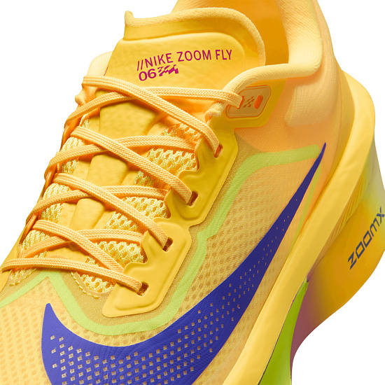 Кроссовки мужские Nike Zoom Fly 6 Citron Pulse/Indigo Burst-Volt Ice - Фото 8 большая