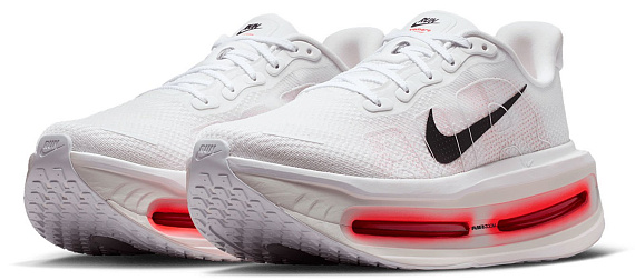 Кроссовки мужские Nike Vomero Premium White/Black-Bright Crimson-Photon Dust - Фото 4 большая