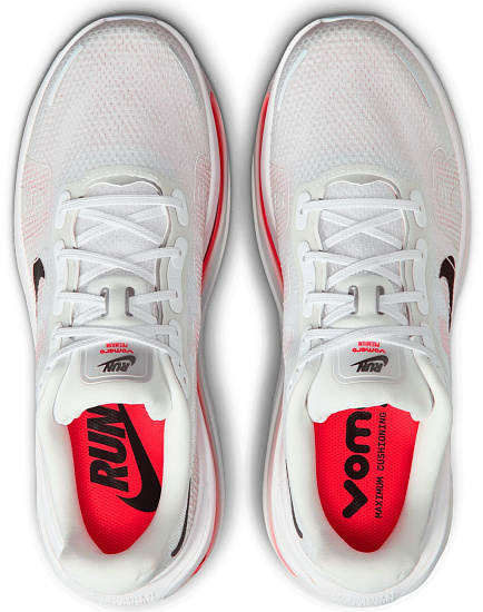 Кроссовки мужские Nike Vomero Premium White/Black-Bright Crimson-Photon Dust - Фото 5 большая