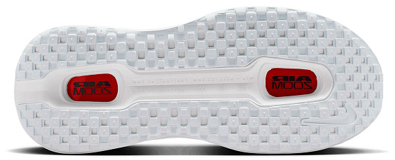Кроссовки мужские Nike Vomero Premium White/Black-Bright Crimson-Photon Dust - Фото 6 большая