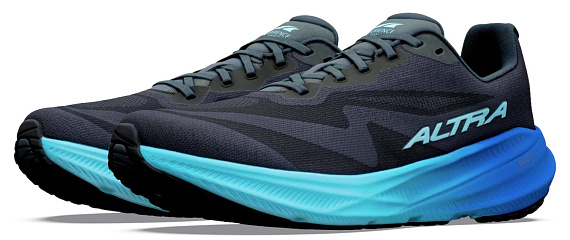 Кроссовки мужские Altra Experience Flow 3 Black/Black/Bluefish - Фото 5 большая