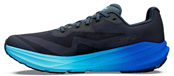 Кроссовки мужские Altra Experience Flow 3 Black/Black/Bluefish - Фото 4 большая