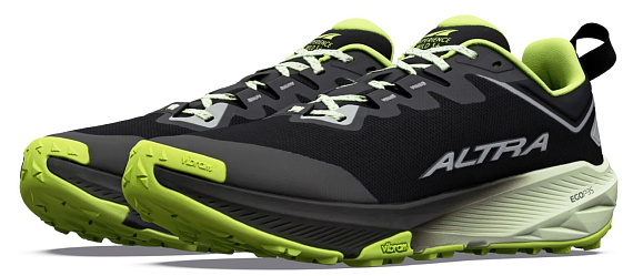 Кроссовки мужские Altra Experience Wild 3+ Black/Silver/Acid Lime - Фото 5 большая