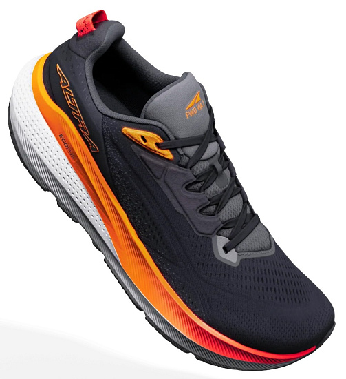 Кроссовки мужские Altra Fwd Via 2 Black/Orange Pop/Coral - Фото 6 большая