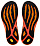 Кроссовки мужские Altra Torin 9 Black/Orange Pop/Fcoral - Фото 3 малая