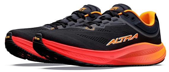 Кроссовки мужские Altra Torin 9 Black/Orange Pop/Fcoral - Фото 5 большая