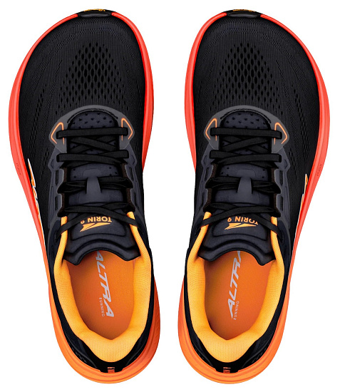 Кроссовки мужские Altra Torin 9 Black/Orange Pop/Fcoral - Фото 2 большая