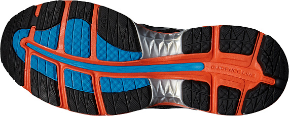 Кроссовки мужские ASICS Gel-Nimbus 18 черный\серебристо-серый\синий - Фото 3 большая