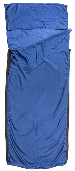 Вкладыш в спальник Sea to Summit Silk Stretch Liner Traveller Navy Blue - Фото 4 большая